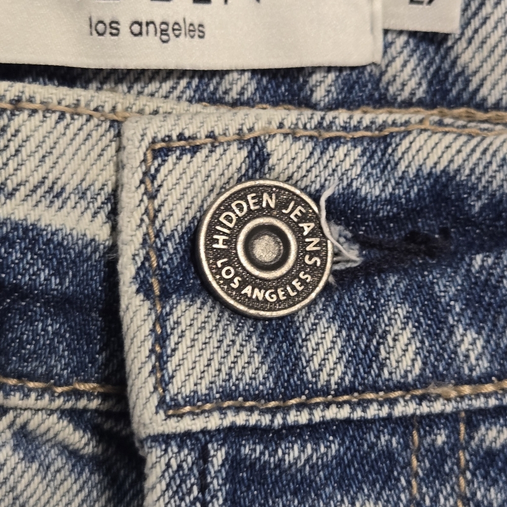 Hidden “Logan” NWT Women’s Light Blue Distressed Jeans - Picture 6 of 13